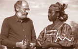 Man and woman discussing