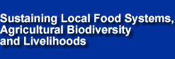 Sustainable Agriculture and Rural Livelihoods